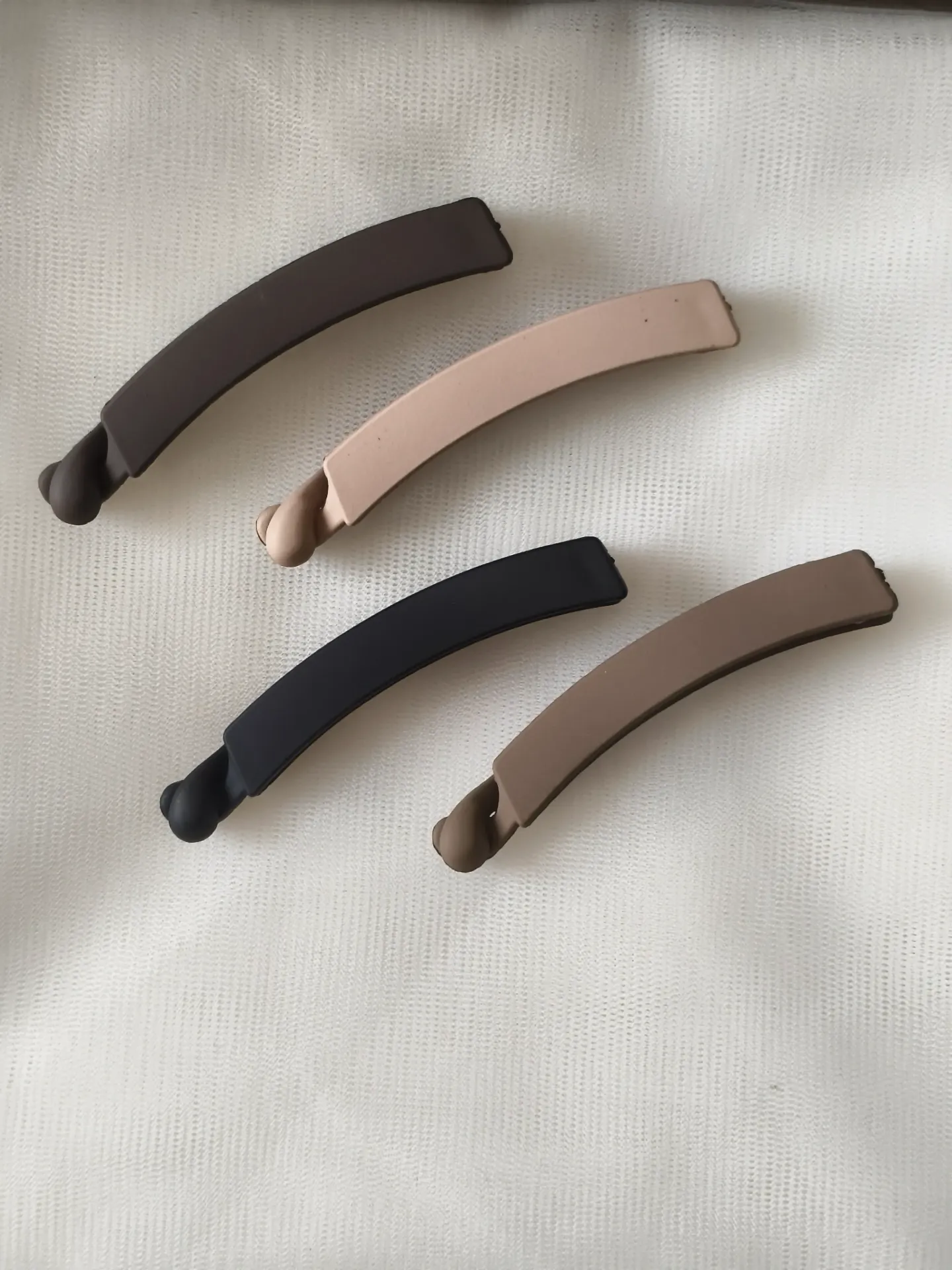 Matte Banana Hair clips